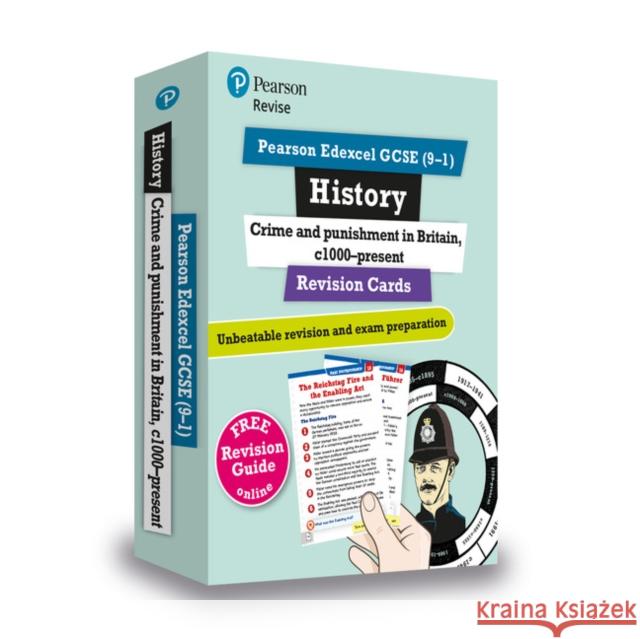 Pearson REVISE Edexcel GCSE History Crime and Punishment in Britain: Revision Cards incl. online revision and quizzes - for 2025 and 2026 exams: Edexcel Kirsty Taylor 9781292257365 Pearson Education Limited - książka