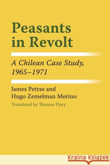 Peasants in Revolt: A Chilean Case Study, 1965-1971 Petras, James 9781477304563 University of Texas Press - książka