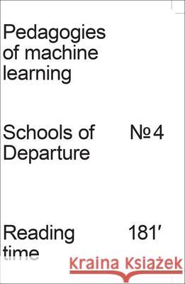 Pedagogies of Machine Learning Regina Bittner 9783959059176 Spector Books - książka