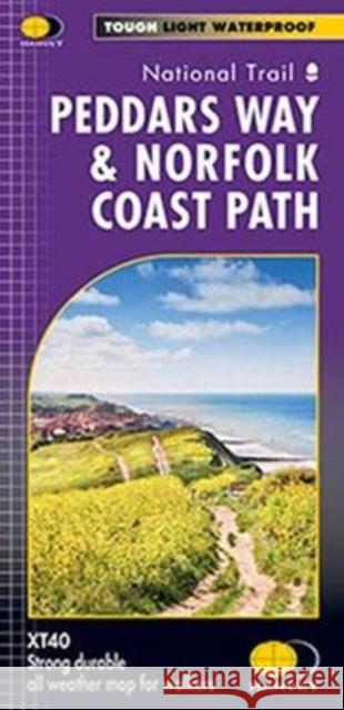 Peddars Way & Norfolk Coast Path    9781851376292 Harvey Map Services Ltd - książka