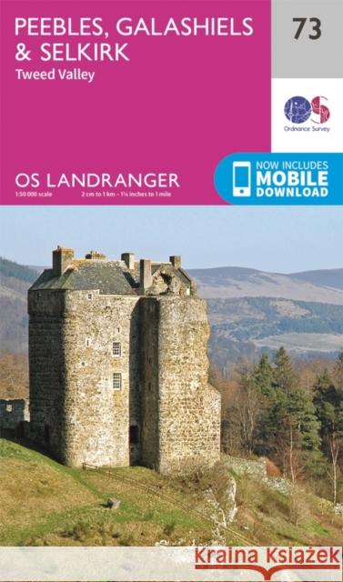Peebles, Galashiels & Selkirk, Tweed Valley Ordnance Survey 9780319261712 Ordnance Survey - książka