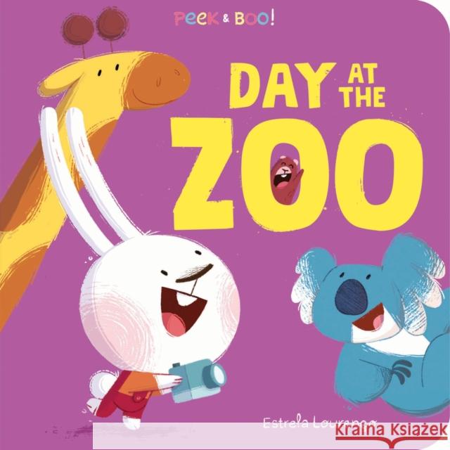 Peek & Boo Day at the Zoo! Estrela Louren?o 9781464224737 Sourcebooks Jabberwocky - książka