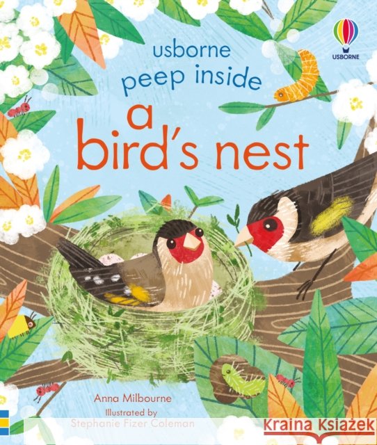 Peep Inside a Bird's Nest Anna Milbourne 9781474969178 Usborne Publishing Ltd - książka
