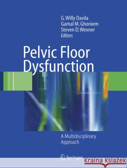 Pelvic Floor Dysfunction: A Multidisciplinary Approach Davila, G. Willy 9781852337308 Springer - książka