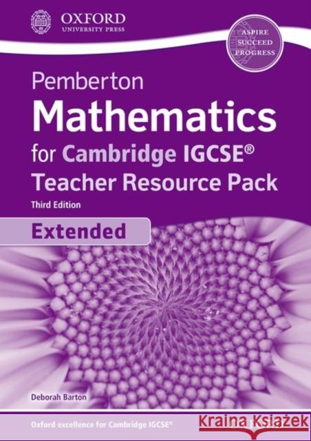 Pemberton Mathematics for Cambridge Igcserg Teacher Resource Pack Barton, Deborah 9780198428473 Oxford University Press - książka