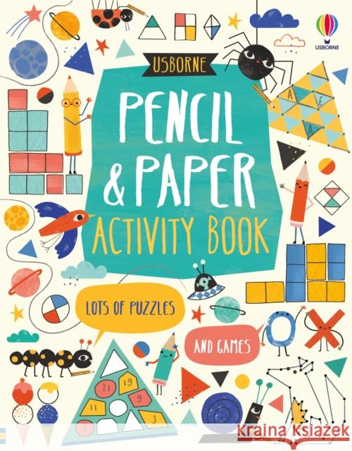 Pencil and Paper Activity Book JAMES MACLAINE 9781474983297 Usborne Publishing Ltd - książka