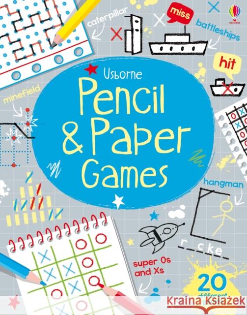 Pencil and Paper Games Tudhope Simon 9781409581352 Usborne Publishing Ltd - książka