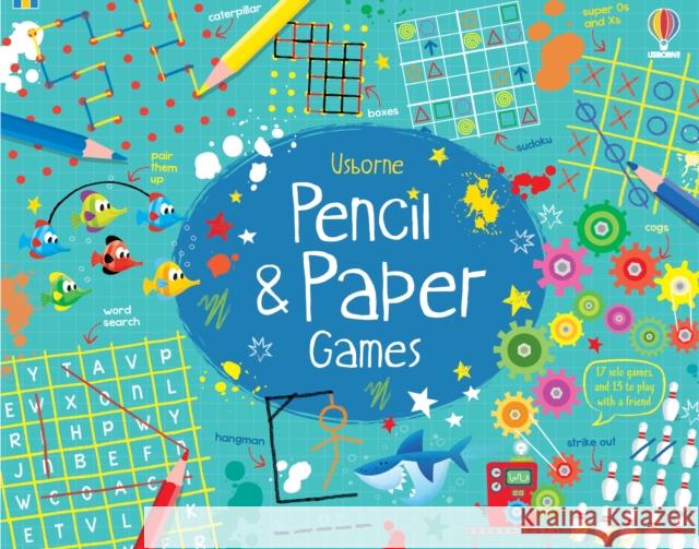 Pencil and Paper Games Simon Tudhope 9781474990868 Usborne Publishing Ltd - książka