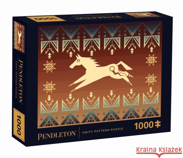 Pendleton Unity Pattern 1000-Piece Puzzle Pendleton Woolen Mills 9781797231310 Chronicle Books - książka