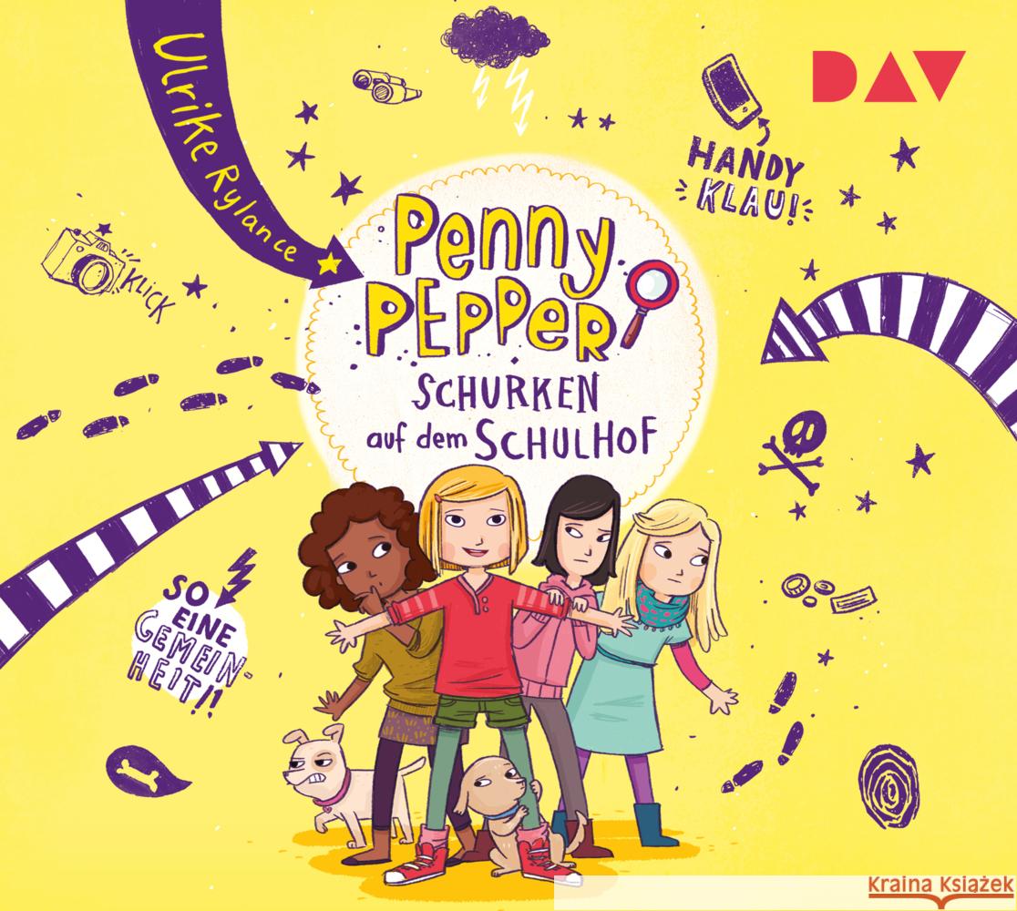 Penny Pepper - Teil 8: Schurken auf dem Schulhof, 1 Audio-CD Rylance, Ulrike 9783742420244 Der Audio Verlag, DAV - książka