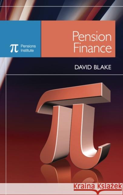 Pension Finance David Blake David Blake 9780470058435 John Wiley & Sons - książka