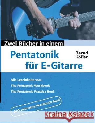 Pentatonik für E-Gitarre Bernd Kofler 9783749437207 Books on Demand - książka