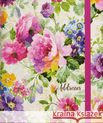 Peony Garden Large Address Book Peter Pauper Press Inc 9781441336125 Peter Pauper Press - książka