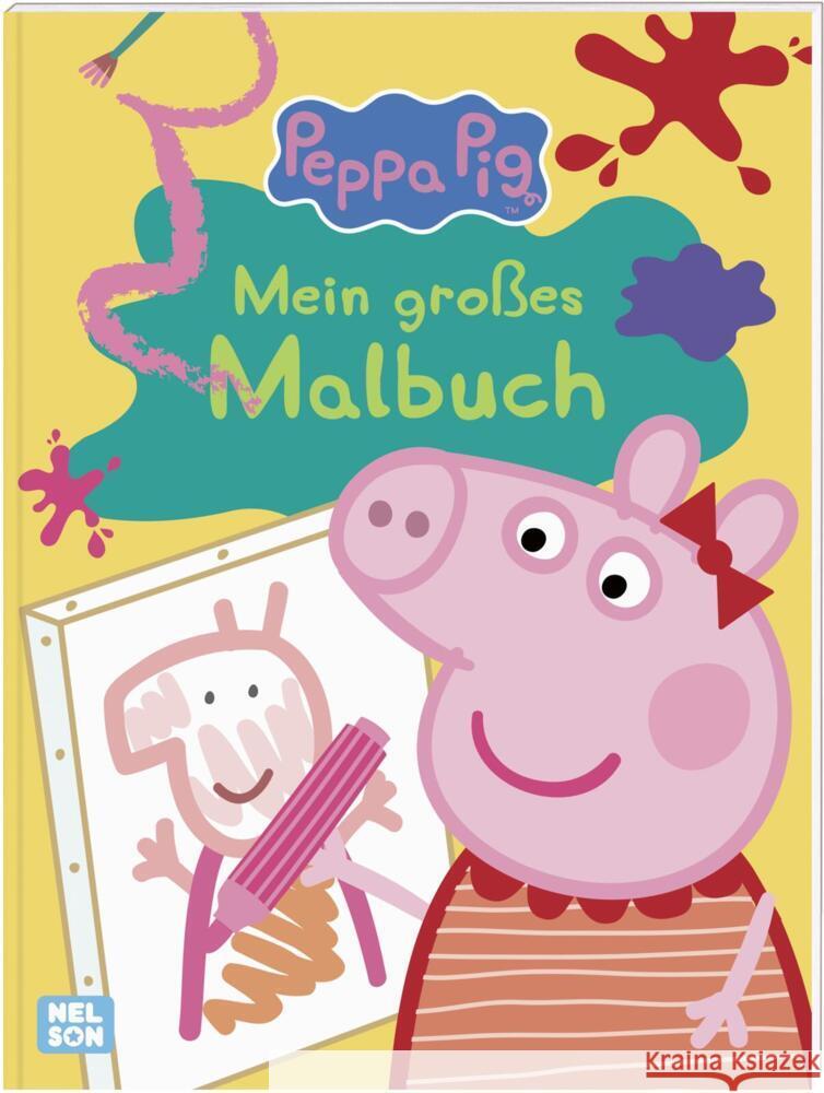 Peppa: Mein großes Malbuch  9783845121666 Nelson - książka