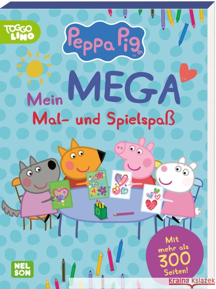 Peppa: Mein MEGA Malspaß  9783845120188 Nelson - książka