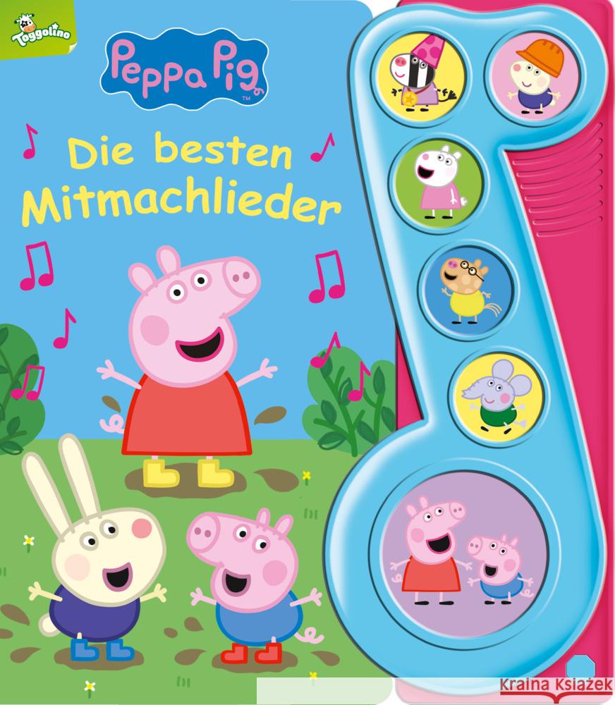 Peppa Pig - Die besten Mitmachlieder  9781503753693 Phoenix International Publications - książka