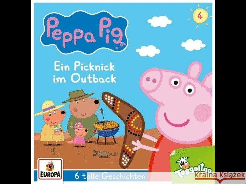 Peppa Pig - Ein Picknick im Outback (und 5 weitere Geschichten), 1 Audio-CD  0190759859520 Miller Sonstiges Wortprogramm - książka