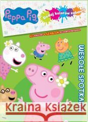 Peppa Pig Dodaj kolorów zabawie część 1. Wesołe spotkanie praca zbiorowa 9788384100387 Media Service Zawada - książka