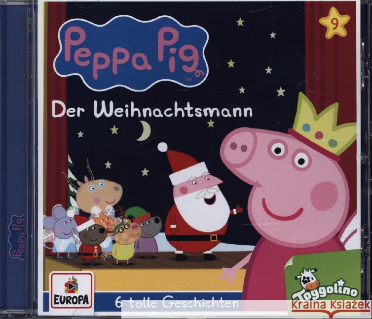 Peppa Pig Hörspiele - Der Weihnachtsmann (und 5 weitere Geschichten); ., 1 Audio-CD  0190759859728 Miller Sonstiges Wortprogramm - książka