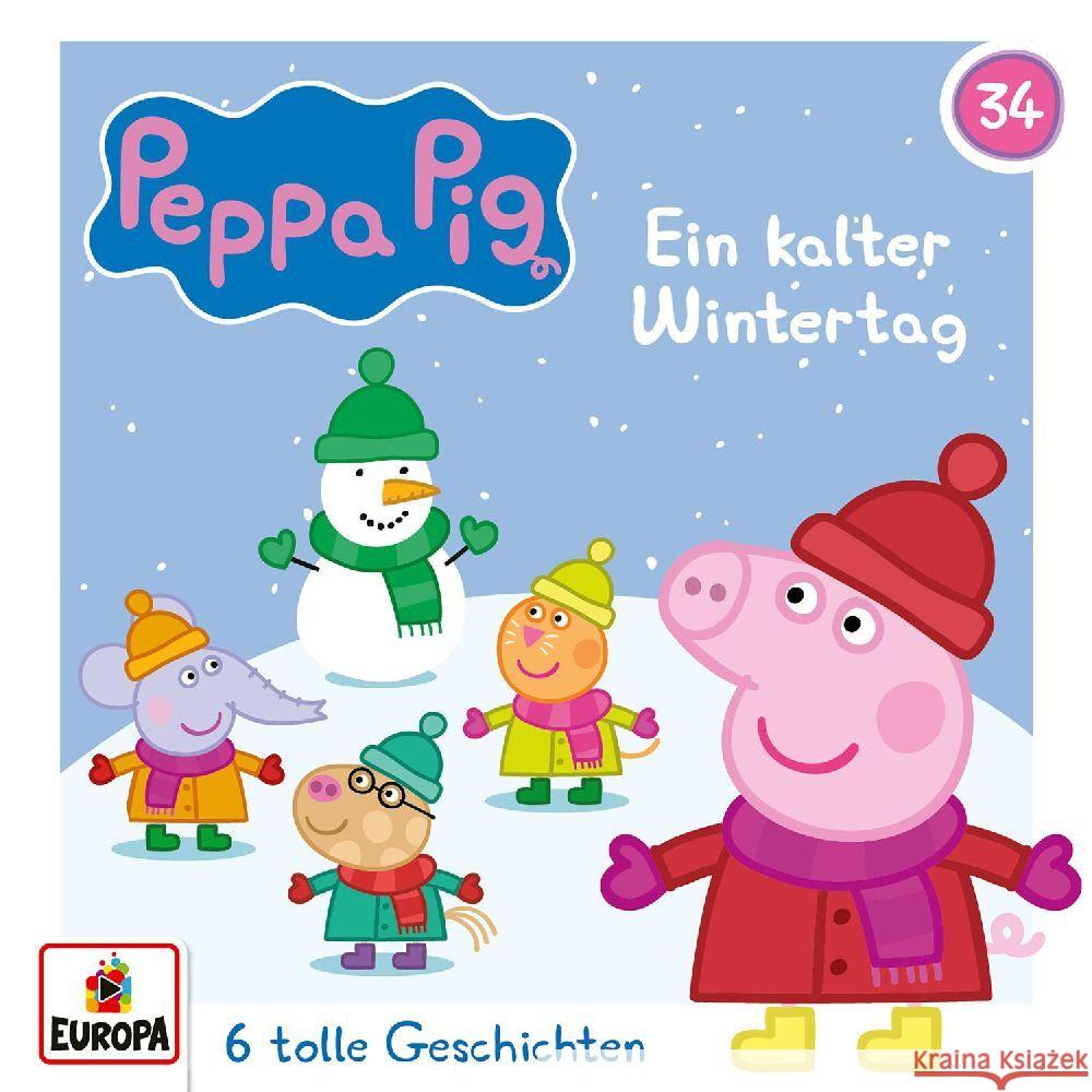 Peppa Pig Hörspiele - Ein kalter Wintertag, 1 Audio-CD  0194398860220 Miller Sonstiges Wortprogramm - książka