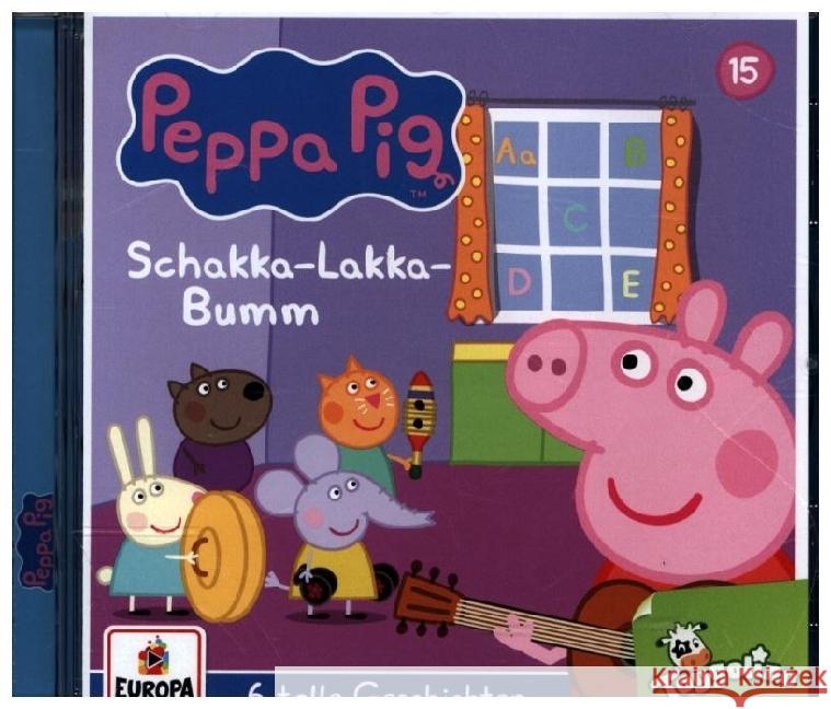Peppa Pig Hörspiele - Schakka-Lakka-Bumm (und 5 weitere Geschichten), 1 Audio-CD  0194397264326 Miller Sonstiges Wortprogramm - książka