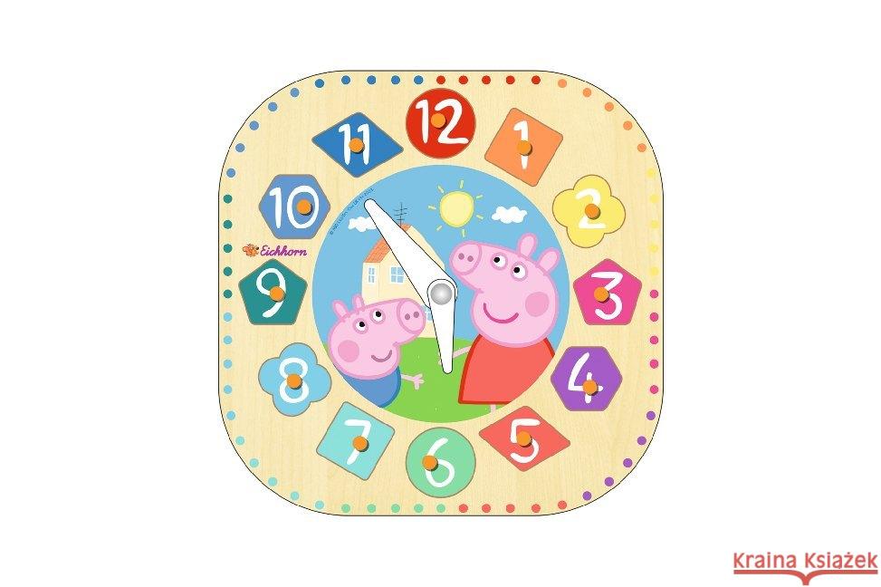 Peppa Pig, Lernuhr  4003046003475 Eichhorn - książka