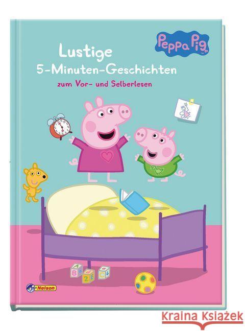 Peppa Pig: Lustige 5-Minuten-Geschichten : Zum Vor- und Selberlesen  9783845107592 Nelson - książka