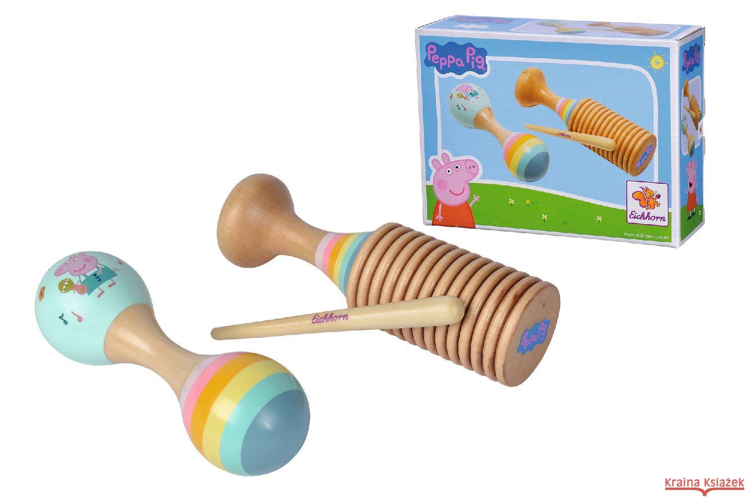 Peppa Pig Maraca und Ratsche Set  4003046010503 Simba Toys - książka