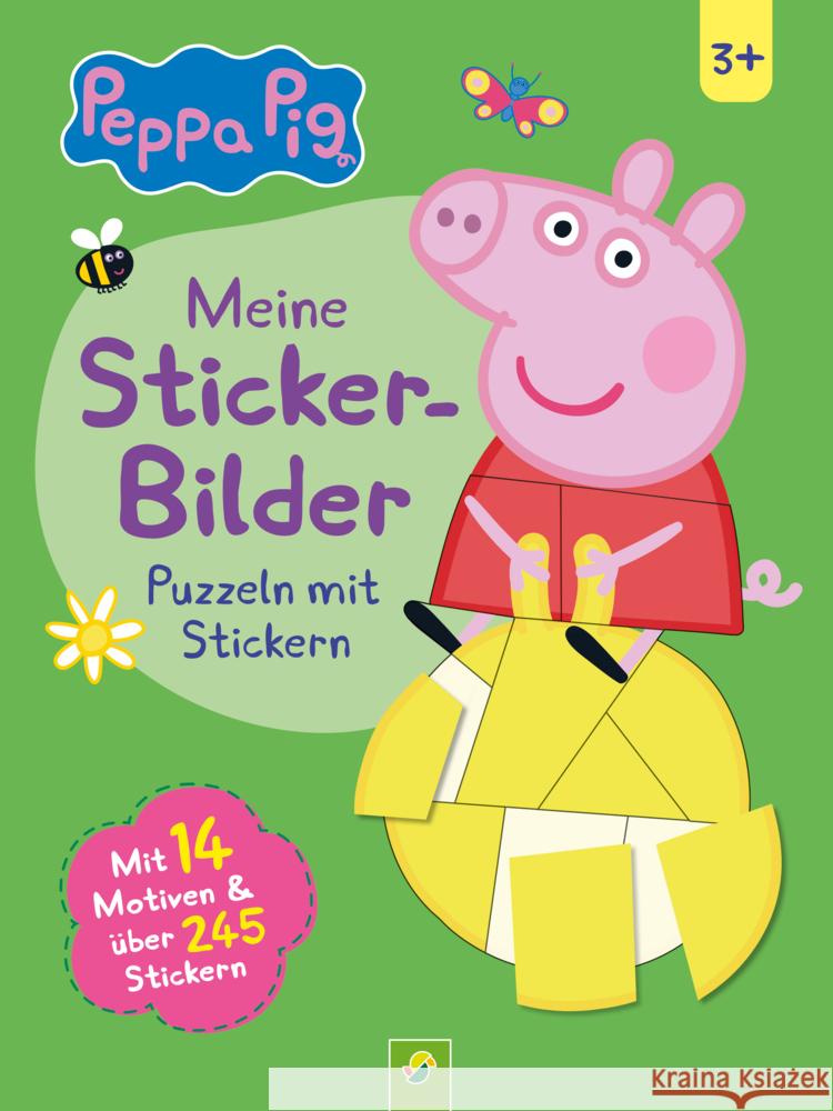 Peppa Pig Meine Sticker-Bilder. Puzzeln mit Stickern Schwager & Steinlein Verlag 9783849946883 Schwager & Steinlein - książka