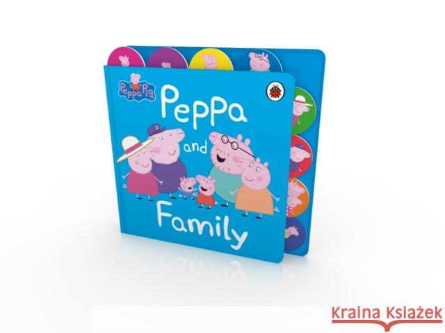 Peppa Pig: Peppa and Family: Tabbed Board Book Peppa Pig 9780241481738 Penguin Random House Children's UK - książka