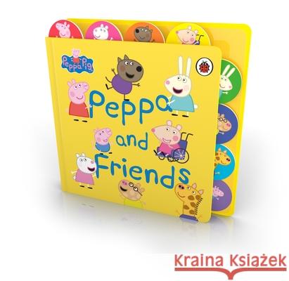 Peppa Pig: Peppa and Friends: Tabbed Board Book Peppa Pig 9780241425060 Penguin Random House Children's UK - książka