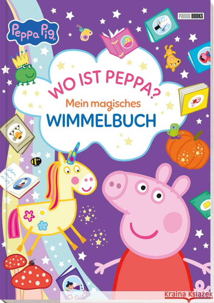 Peppa Pig: Wo ist Peppa? Mein magisches Wimmelbuch Panini 9783833246500 Panini Books - książka