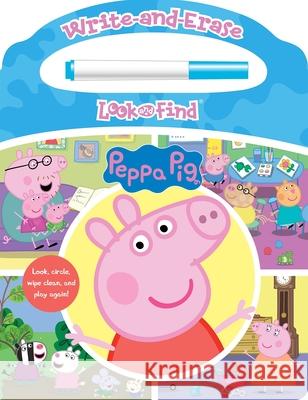 Peppa Pig: Write-And-Erase Look and Find Pi Kids 9781503766556 Pi Kids - książka