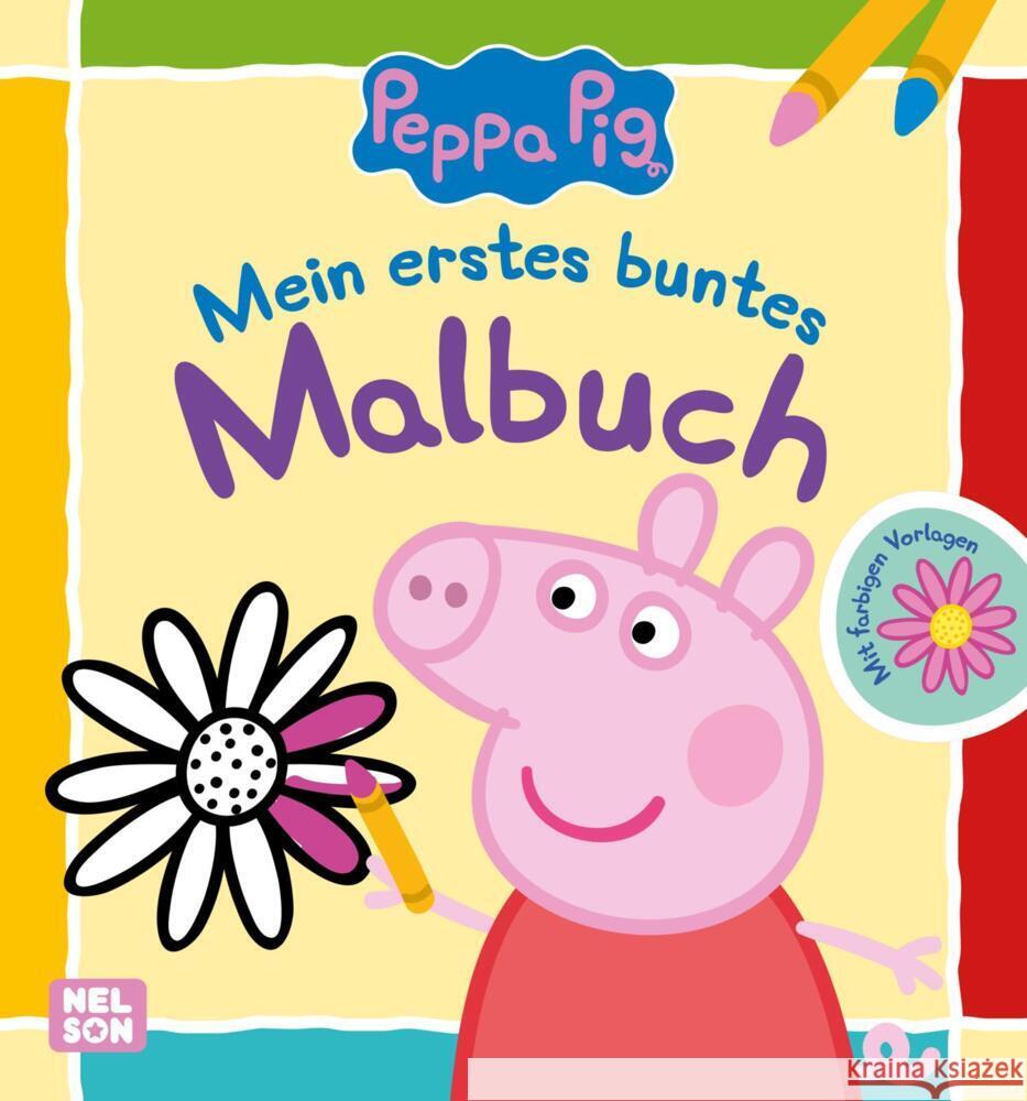 Peppa Wutz: Mein erstes buntes Malbuch  9783845124995 Nelson - książka