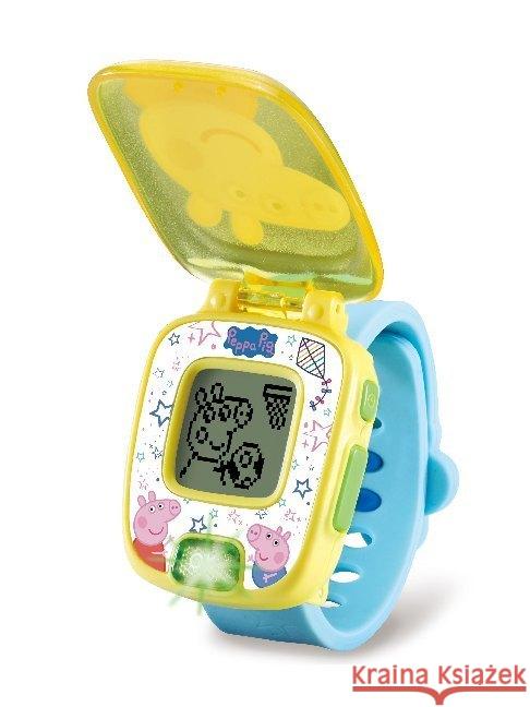 Peppas Lernuhr blau  3417765260643 Vtech - książka