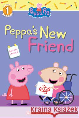 Peppa's New Friend (Peppa Pig Level 1 Reader with Stickers) Petranek, Michael 9781338545906 Scholastic Inc. - książka