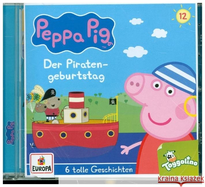 Peppe Pig Hörspiele - Der Piratengeburtstag (und 5 weitere Geschichten), 1 Audio-CD  0194397264227 Miller Sonstiges Wortprogramm - książka