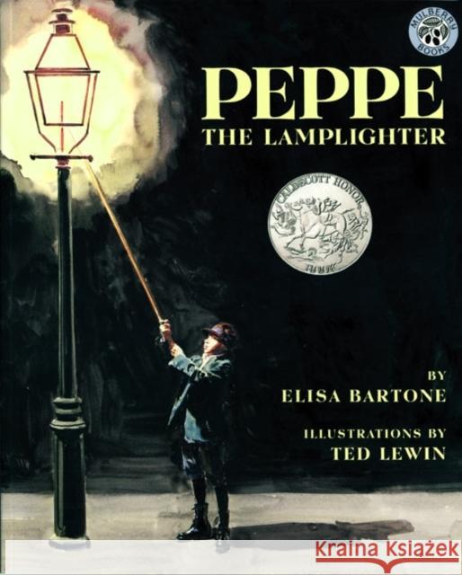 Peppe the Lamplighter Elisa Bartone Ted Lewin 9780688154691 HarperTrophy - książka
