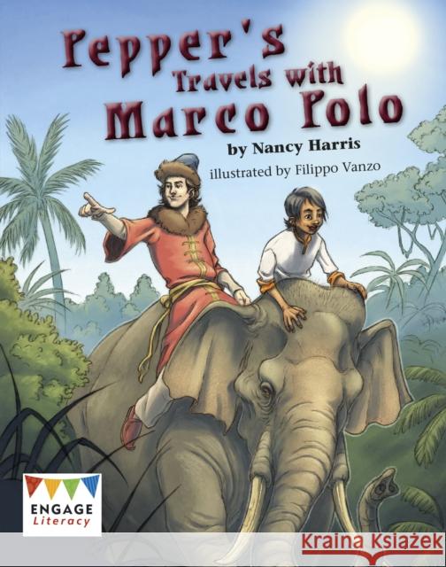 Pepper's Travels with Marco Polo Nancy Harris 9781474717892 Capstone Global Library Ltd - książka