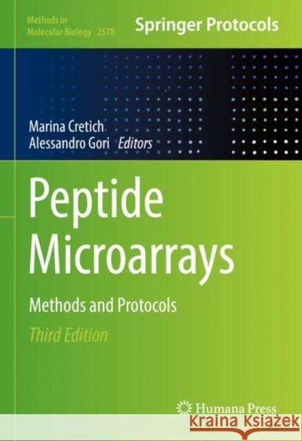 Peptide Microarrays: Methods and Protocols Cretich, Marina 9781071627310 Springer US - książka