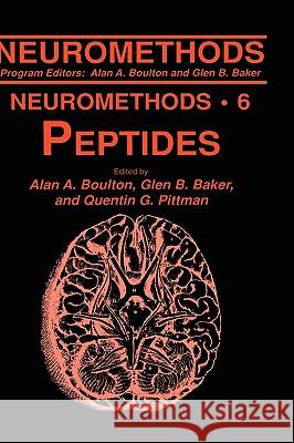 Peptides Mary Ed. Boulton Alan A. Boulton Glen B. Baker 9780896031050 Humana Press - książka