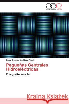 Pequeñas Centrales Hidroeléctricas Mallitasig Panchi Oscar Gonzalo 9783844346848 Editorial Acad Mica Espa Ola - książka