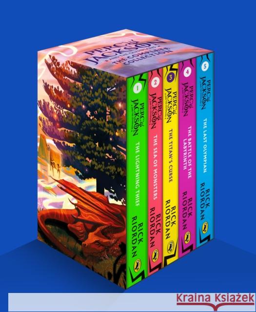 Percy Jackson and the Olympians Boxset Rick Riordan 9780241754139 Penguin Random House Children's UK - książka