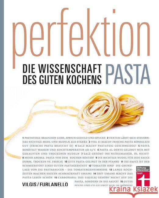 Perfektion Pasta Vilgis, Thomas, Furlanello, Mario 9783747101056 Stiftung Warentest - książka