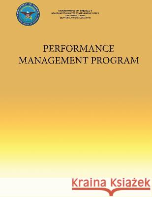 Performance Management Program Department Of the Navy 9781490425252 Createspace - książka