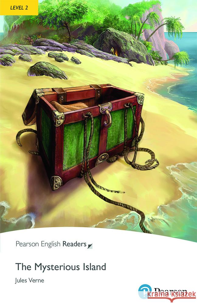 PERL2: The Mysterious Island Book with eBook and audio Verne, Jules, Twain, Mark 9781292748429 Pearson - książka