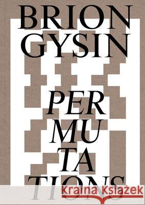 Permutations Brion Gysin 9781734681772 Daba - książka