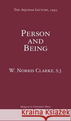 Person and Being   9780874621600  - książka