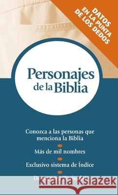 Personajes de la Biblia: Serie Referencias de Bolsillo Nelson Reference                         Nelson Reference 9780899226255 Caribe/Betania Editores - książka