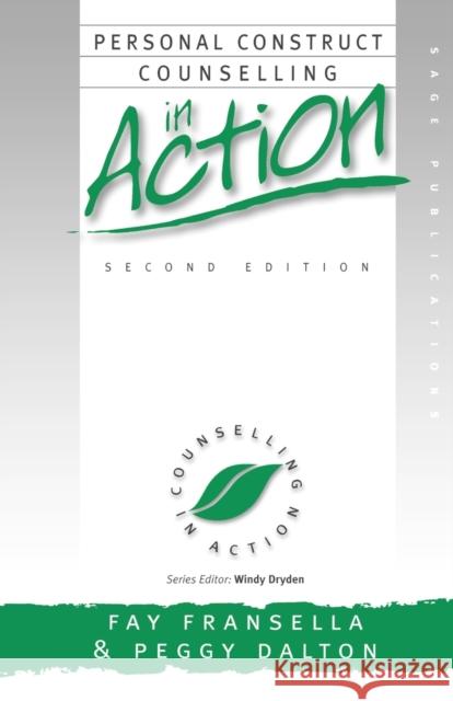 Personal Construct Counselling in Action Fay Fransella Peggy Dalton 9780761966159 Sage Publications - książka